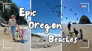 Exploring 3 Epic Oregon Coast Beaches With Kids | Cannon Beach + Hidden Gems