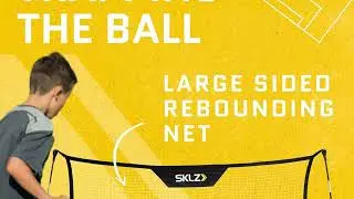SKLZ Quickster Soccer Trainer ⚽ | Dual-Sided Rebounder for Solo Practice & Skill Improvement