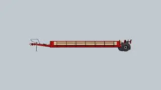 Low bed trailer