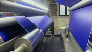 semi coated PVC fabric
