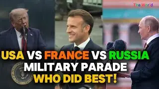 USA vs France Vs Russia Military Parade Comparison || Bastille Day Parade