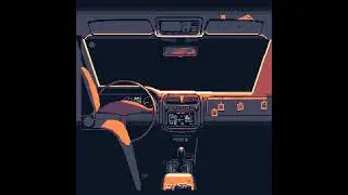 8 Bit Pixel art driving animation tutorial #gameartist #digitalartwork #pixelanimation