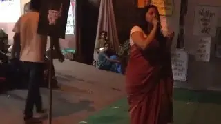 JNU Student Sramana Chatterjee sings Rabindra Sangeet remembering Tagore's 155th Birth Anniversary.