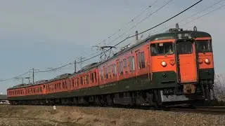 しなの鉄道 115系 S3＋S25 編成 湘南色 5両運転 2021 3