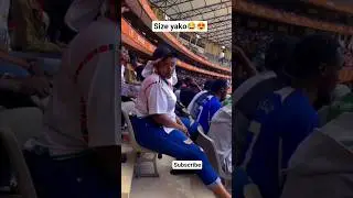 Sandra Dacha watching Kenya vs Madagascar 🇰🇪#football #trending #fyp