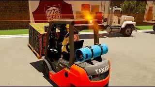 Forklift Simulator - First Look UPS & Home Depot Unlocked! 4K