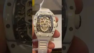 #Распаковка новых #часов #Invicta #скелет #с #черепом. Это очень впечатляет. #richardmille
