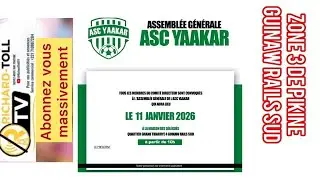 urgent : ASSEMBLEE G&eacute;n&eacute;rale ASC YAAKAR Zone 3 de Pikine Guinaw Rails Sud. Dakar Senegal abonnez vous