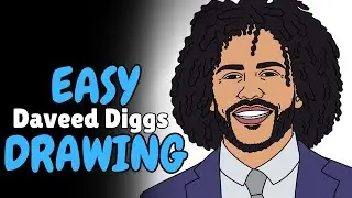 Drawing Daveed Diggs with Voiceover | Hamilton & Blindspotting Star