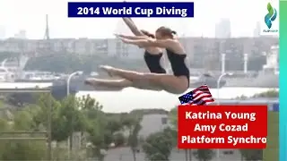 2014 Katrina Young & Amy Cozad - Team USA - Platform Diving - World Cup Diving