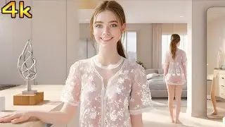 Примерка прозрачных бикини для чистки в разрешении 4K | Микро-бикини Shein в 4K: модный тренд