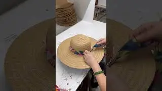 Decorative straw hat #factory #hats #accessoriesformen