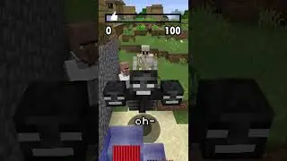 minecraft but every 100 likes i switch mobs AGAIN 😱 #shorts