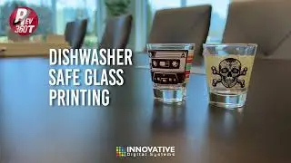 UV Print Glass Drinkware that is Dishwasher Safe