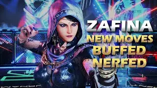 Zafina New Moves, Got Buffed and Nerfed #tekken8