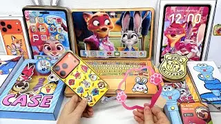[🐰Paper diy🦊]Zootopia X Apple Blindbag 1000$ Unboxing | Nick&Judy | iPhone,iPad,Macbook
