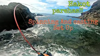 Matibay at Murang rod sa shoppe | Spinning And casting Set Up Napalaban agad
