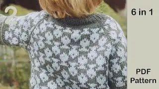 Raglan Sweater Knitting Tutorial | Stranded Colorwork | Part 2