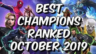 Best Champions Ranked October 2019 - Seatin's Tier List - Marvel Contest of Champions