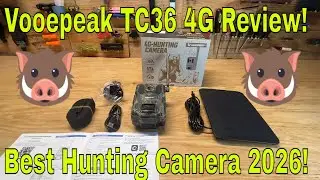 Обзор охотничьей камеры Voopeak 4G TC36! Лучшая охотничья камера 2026 года! Лучшая охотничья каме...