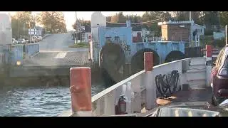 Arriving at DeTour Village, Michigan by ferry. October 12, 2025