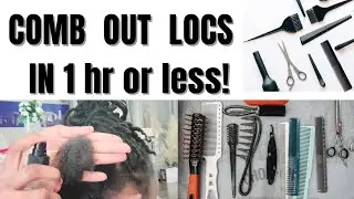 EASY COMB OUT LOCS PROCESS IN 1 HR OR LESS● No DAMAGE