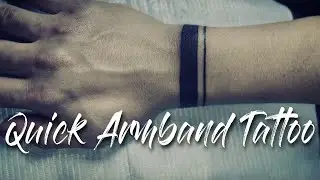 QUICK ARMBAND TATTOO TUTORIAL