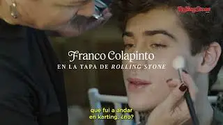 Backstage con Franco Colapinto para la tapa de Rolling Stone