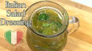 5-Minute Authentic Italian Salad Dressing Recipe