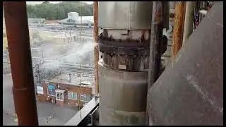 High-pressure, steam leak￼