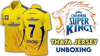 Unbelievable! MS Dhoni's CSK T-shirt Unboxing