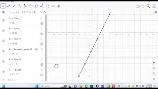 Slow Plot in Geogebra Linear equation