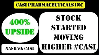 CASI Pharmaceuticals Inc Stock started moving higher #casi stock