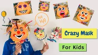 Crazy Mask Making Kids Activity - How To Make Mask With Paper Plate - AG Art Channel