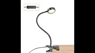LUXJET LED USB Clip On Desk Reading Lamp