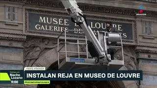 Instalan rejas de seguridad en ventana del Louvre tras robo en la Galer&iacute;a de Apolo | Nacho Lozano