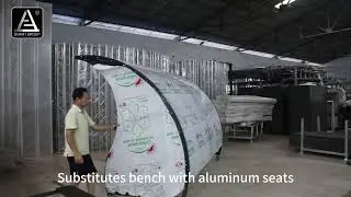 Football Players Team Shelters/ Dugout / Soccer Bench / Substitutes bench with aluminum seats