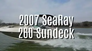 2007 Sea Ray 260 Sundeck