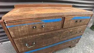 Этот комод в стиле ар-деко 1900-х годов должен был пойти на растопку.