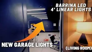 COMPLETE GARAGE BUILD PART 3! LET THERE BE LIGHT! 4' LINEAR LED HANGING LIGHTS | COMPLETE HOW-TO