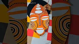 #tribalart #handmade #handmadecraft #cardboardcraft #art #draw #fy