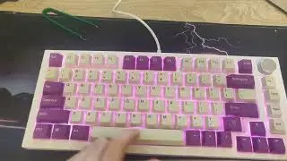 Звуковой тест Next Time 75 (NT75) Gateron Pro Milky Yellow