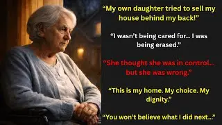 My Daughter Tried to Sell My House Behind My Back | Powerful Elderly Mother Story#emotionalstory
