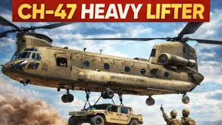 How does a Cargo Helicopter work? (CH-47 Chinook) Heavy Cargo Transporter!
