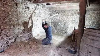 #27 - Can We DIG Out This Solid Stone Floor by HAND?