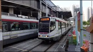 MTR Light Rail - Tin Wing Tram spotting Part 2 (New Housing Development)