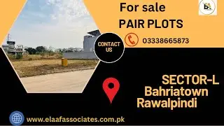 Pair plots for sale in sector-L phase 8 Bahria town Rawalpindi