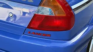 1999 Mitsubishi Lancer Evo 6 BAT drone follow 