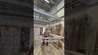 Heavy duty Mezzanine Floor at Dubai #construction #welding #fabrication
