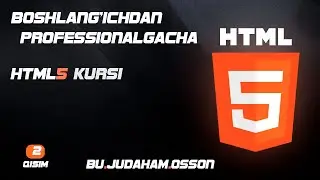 Web Dasturlash kurslari ( #2 ).